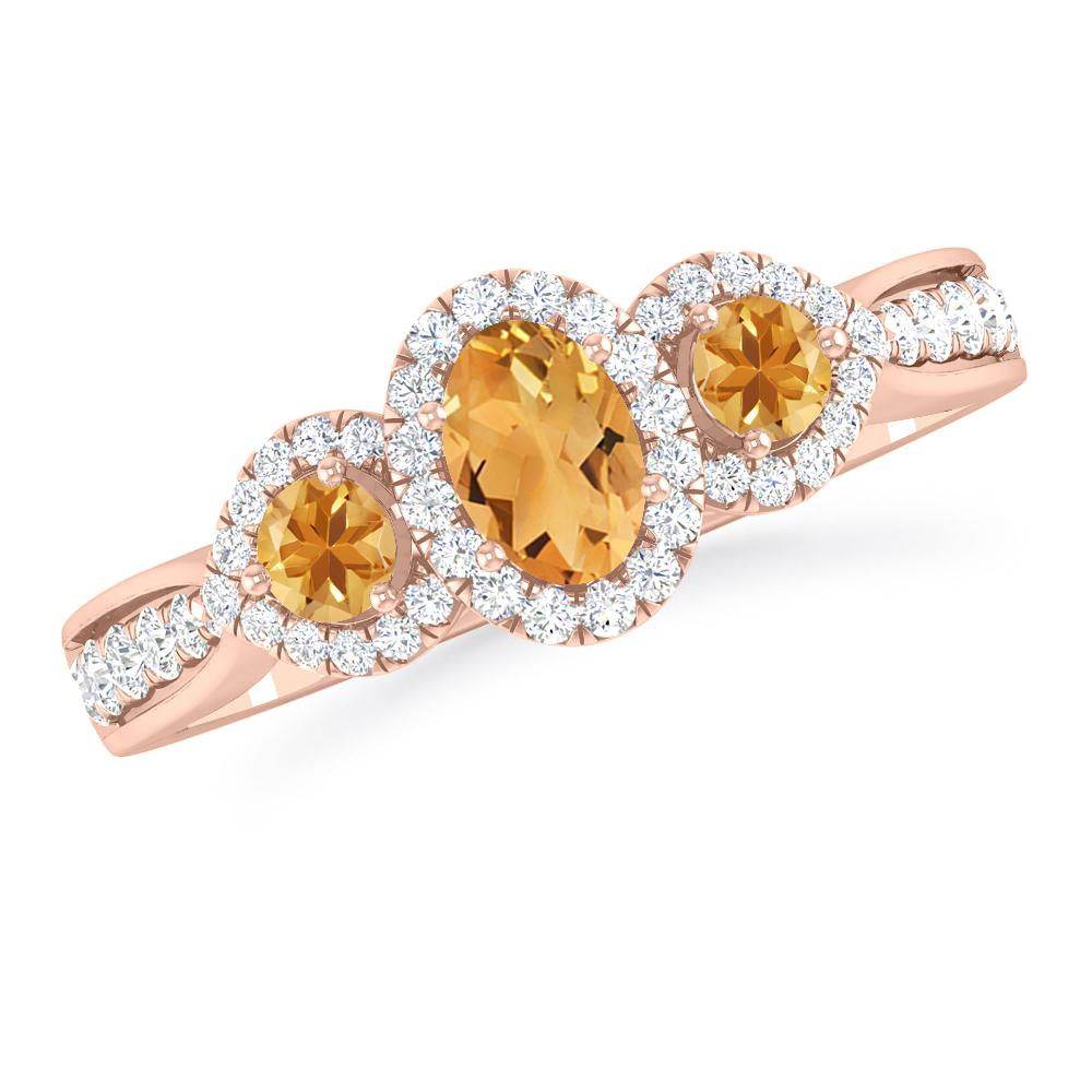 Rose Gold - Citrine