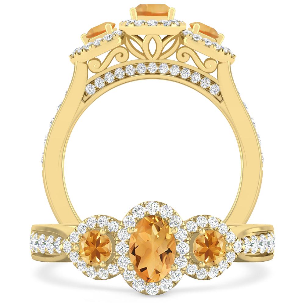 Yellow Gold - Citrine