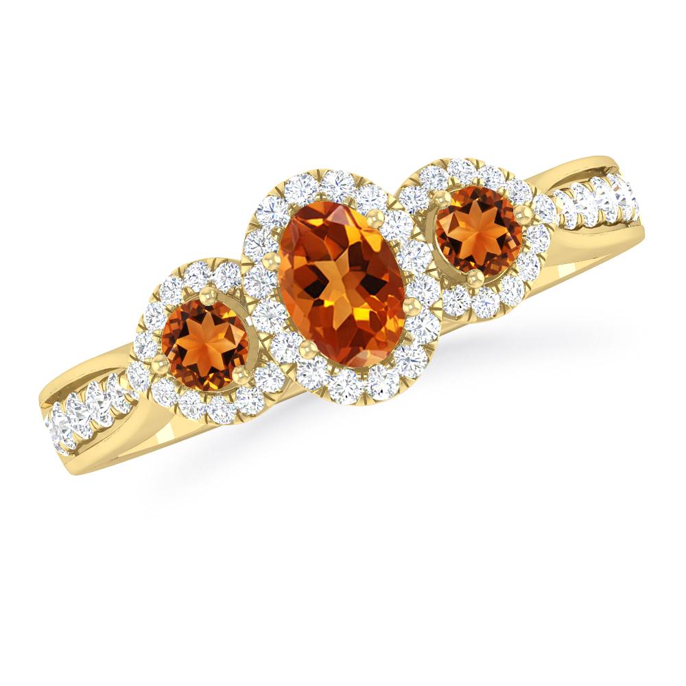 Yellow Gold - Citrine