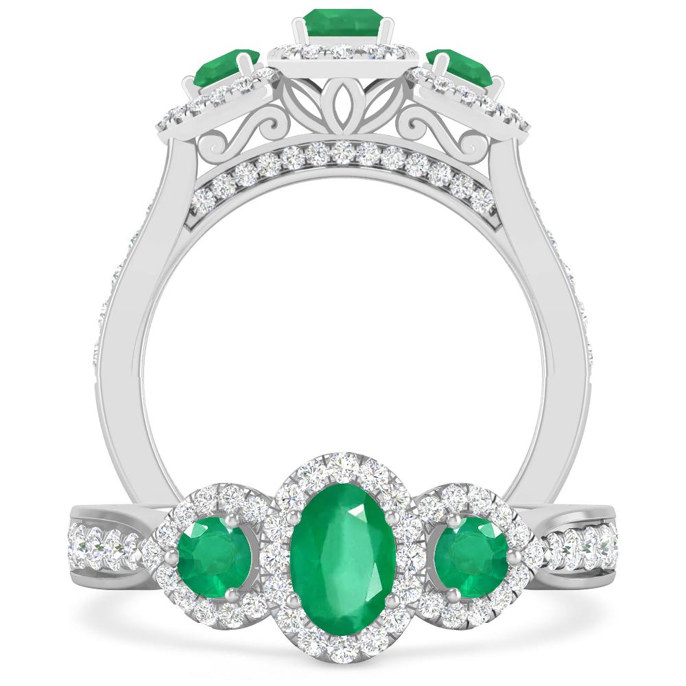 White Gold - Emerald