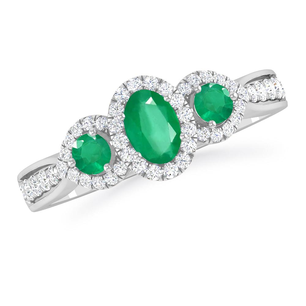 White Gold - Emerald