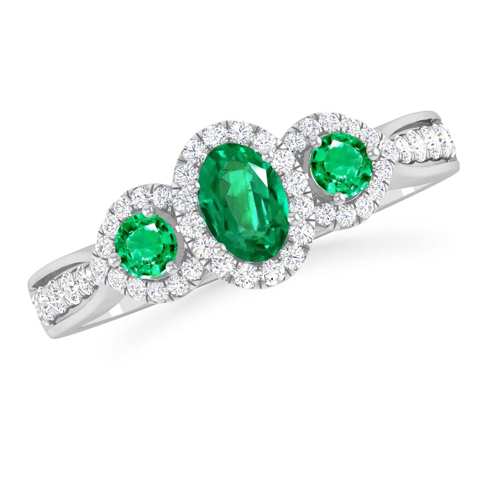 White Gold - Emerald