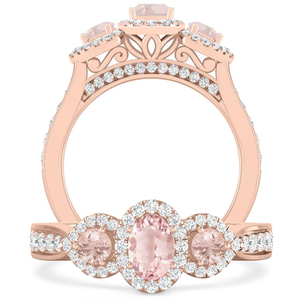 Rose Gold - Morganite