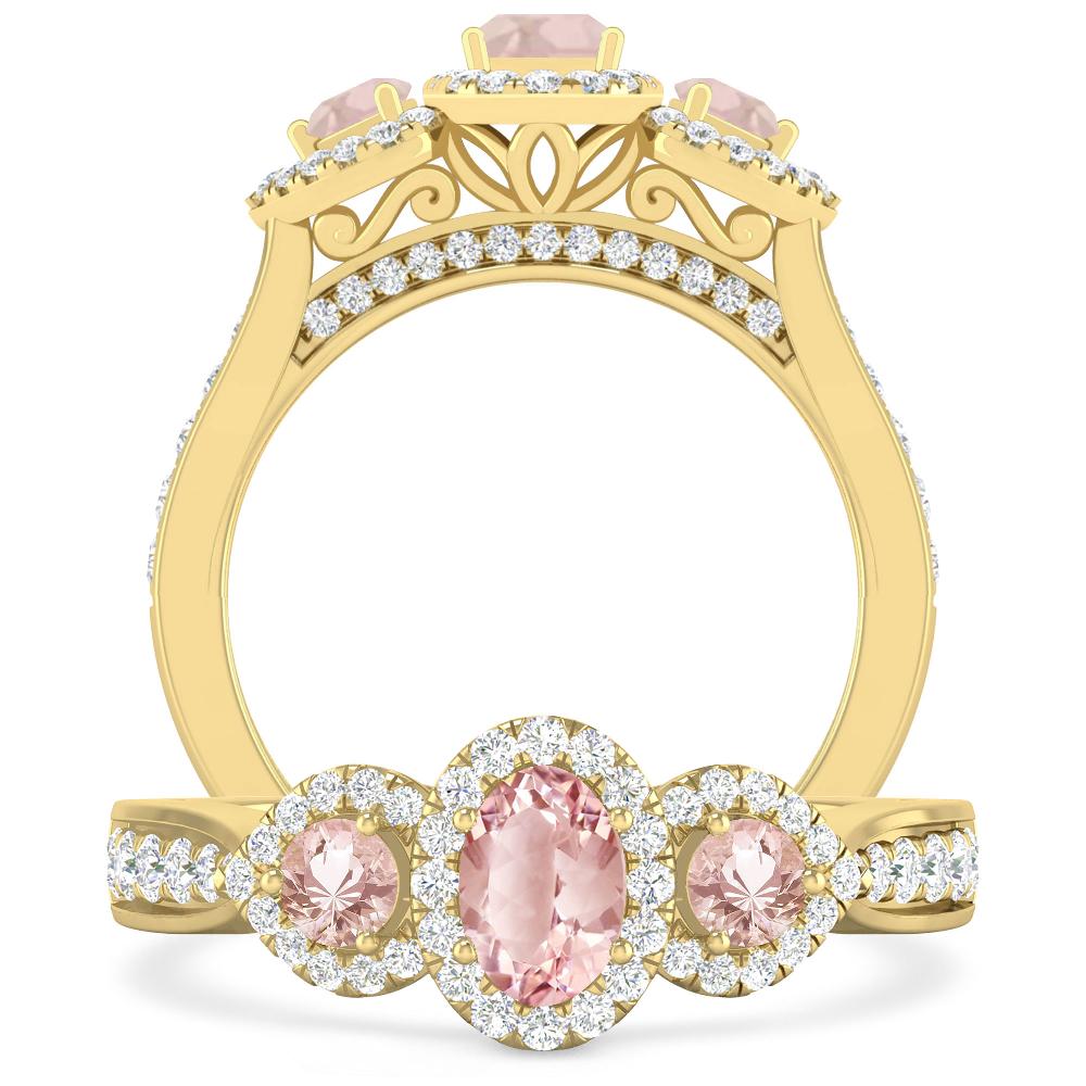 Yellow Gold - Morganite