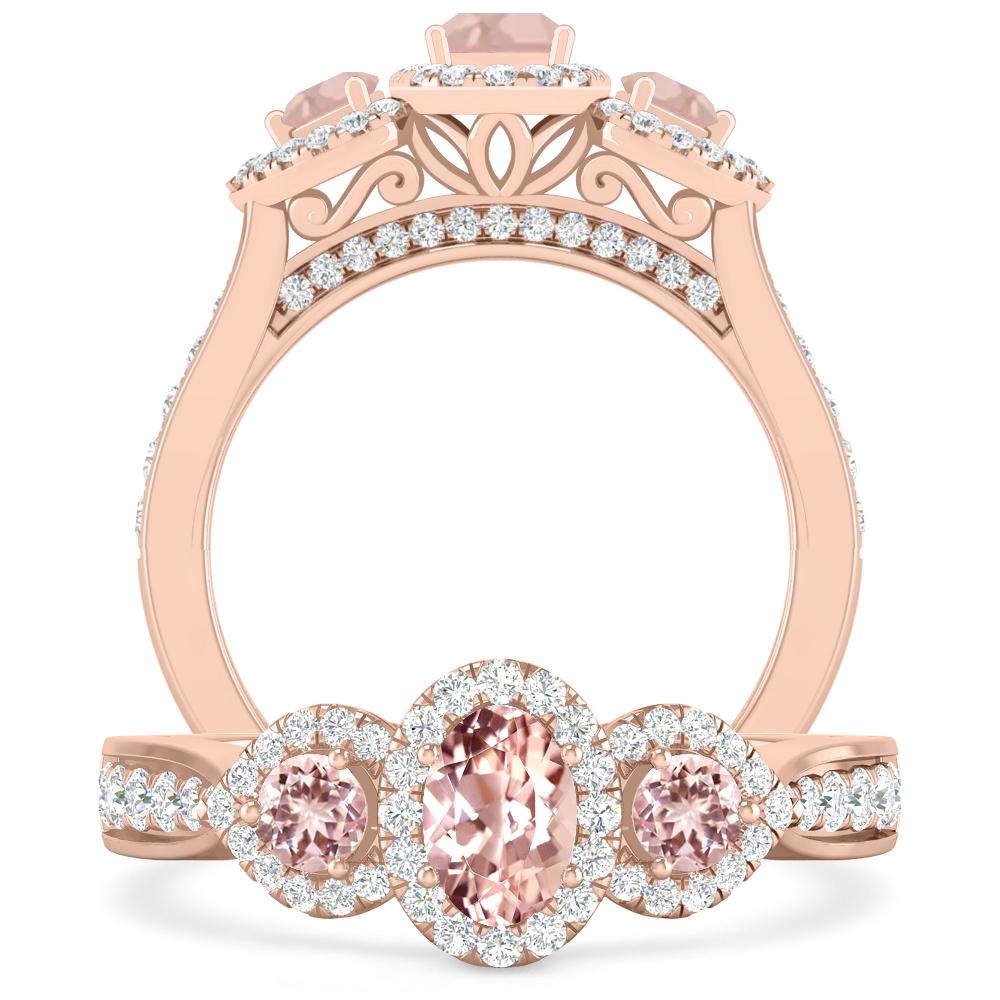 Rose Gold - Morganite