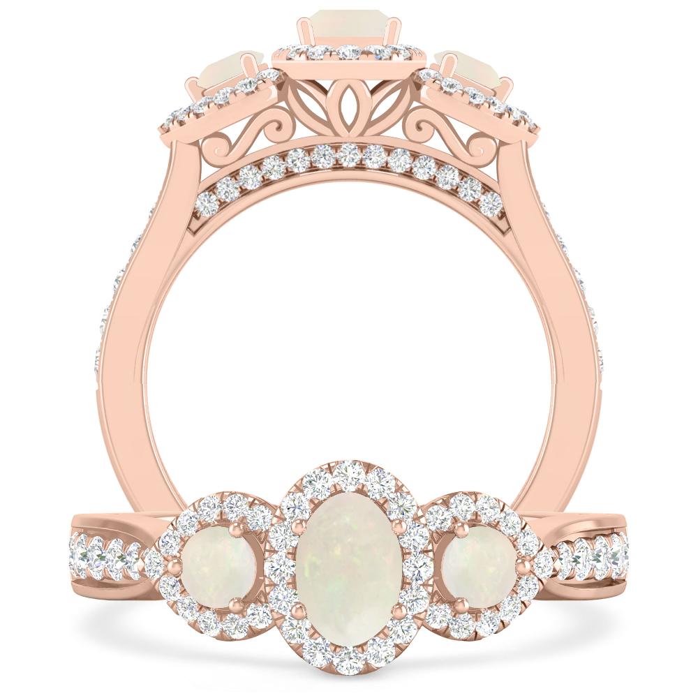 Rose Gold - Opal