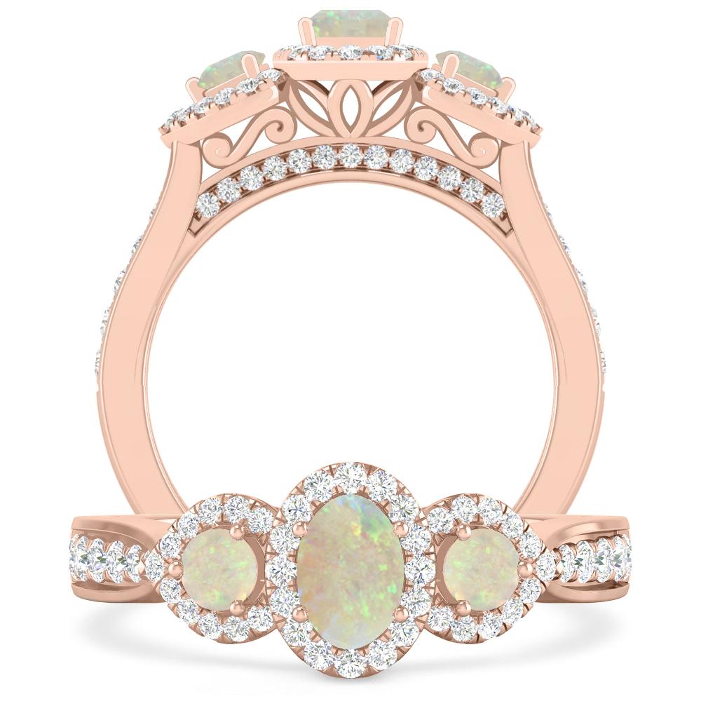 Rose Gold - Opal