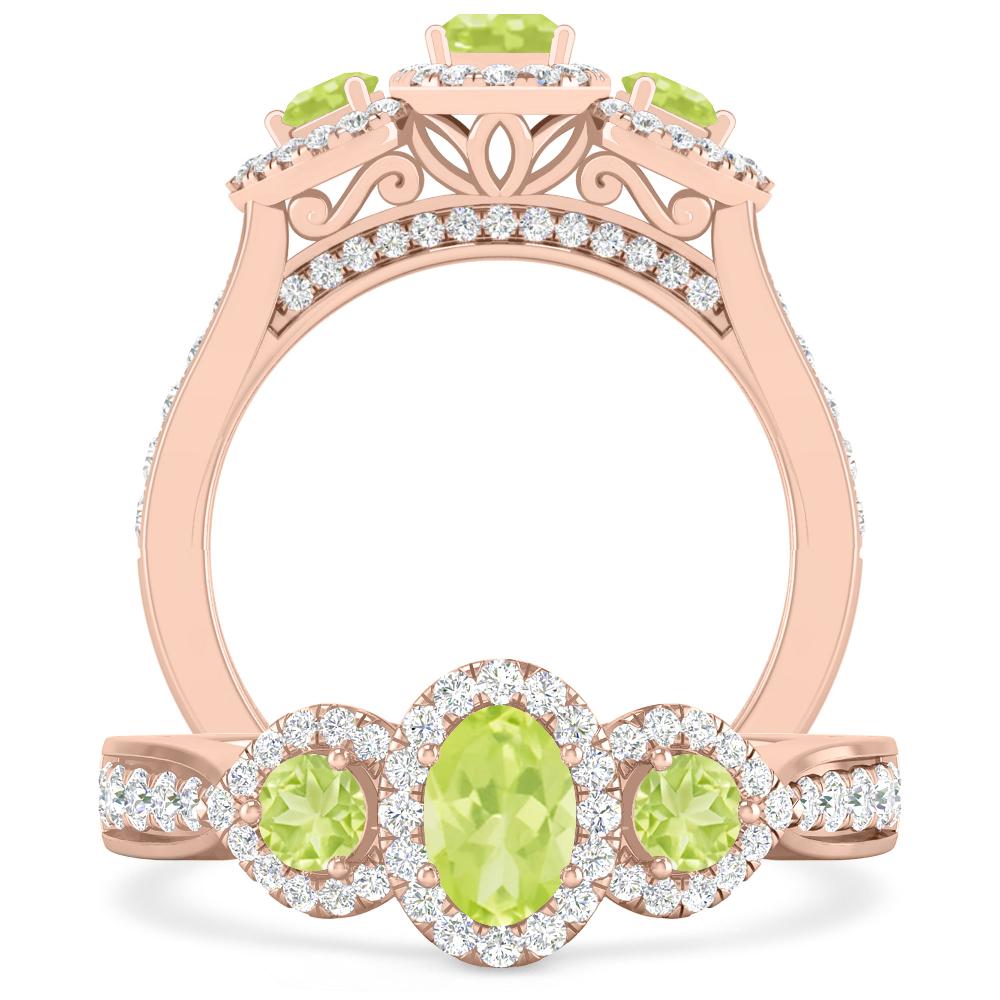 Rose Gold - Peridot