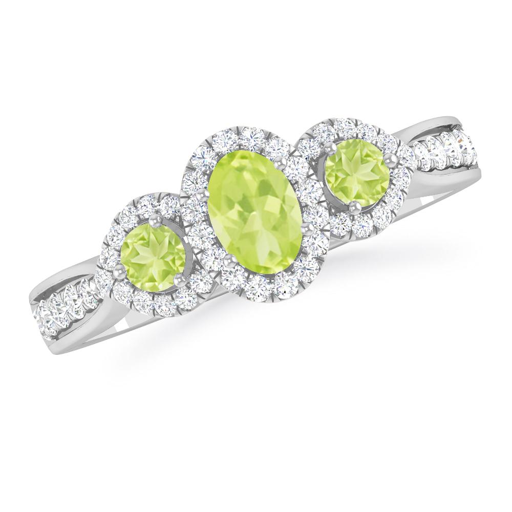 White Gold - Peridot