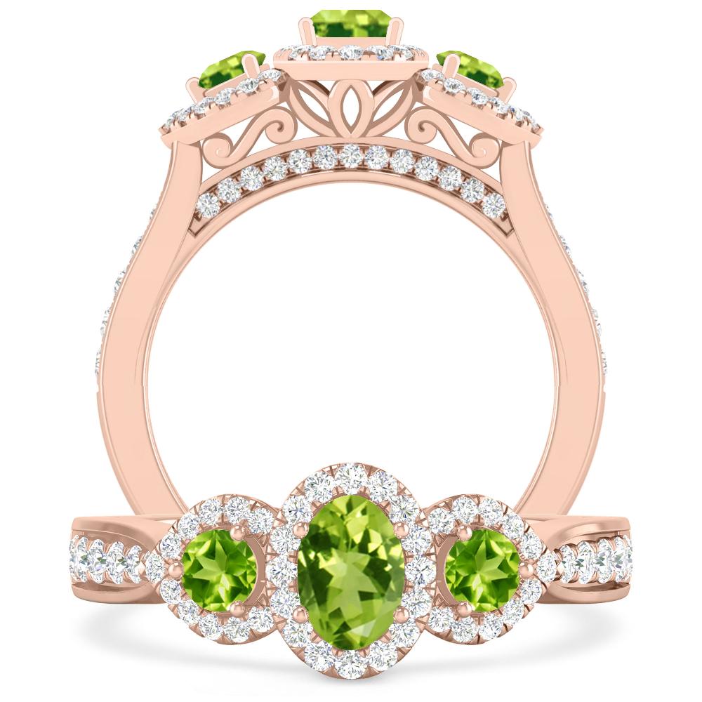 Rose Gold - Peridot