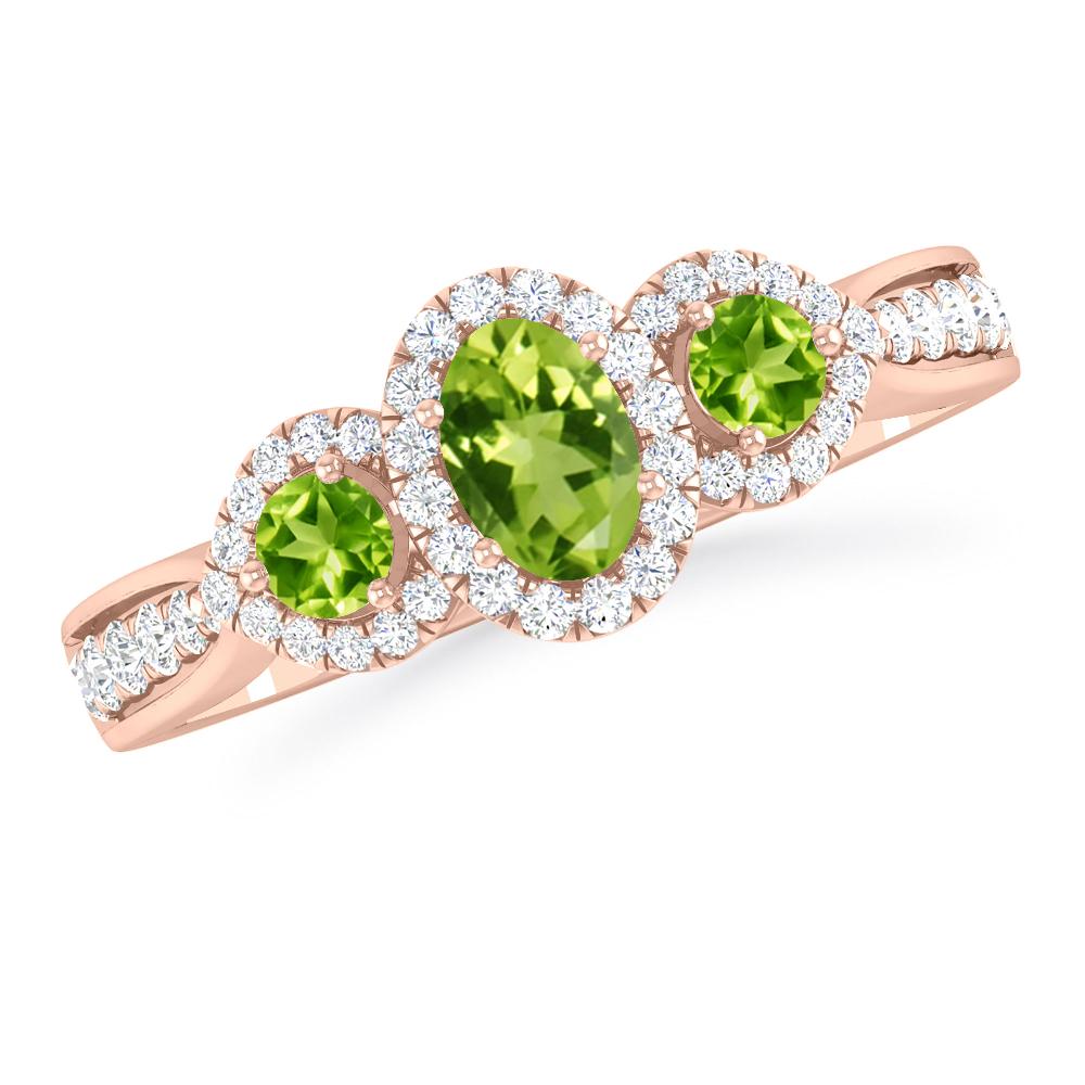 Rose Gold - Peridot