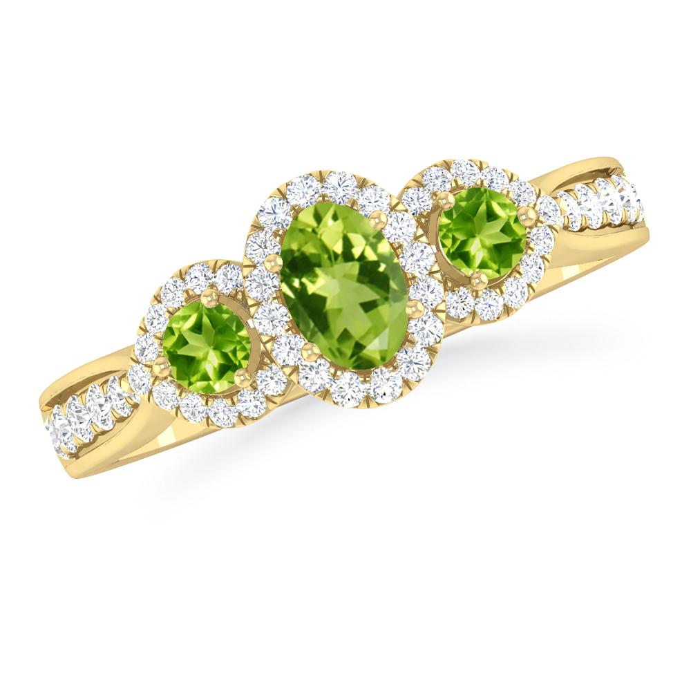 Yellow Gold - Peridot