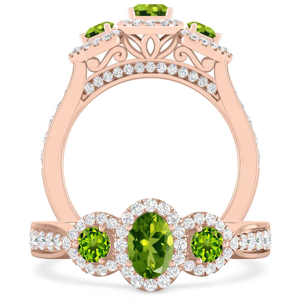 Rose Gold - Peridot