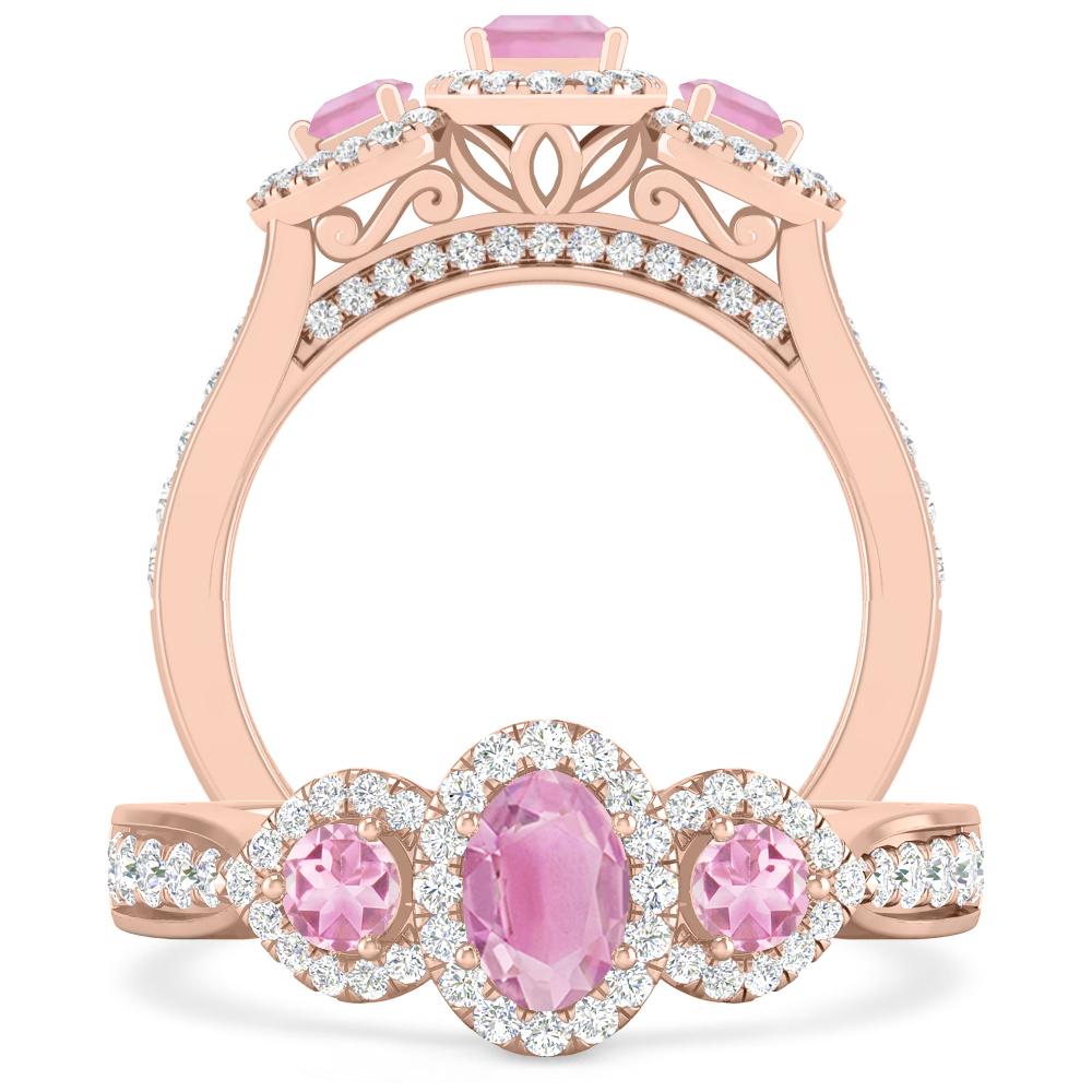 Rose Gold - Pink Tourmaline