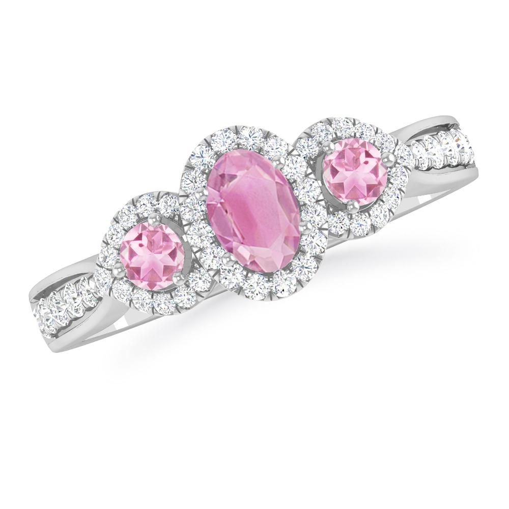 White Gold - Pink Tourmaline