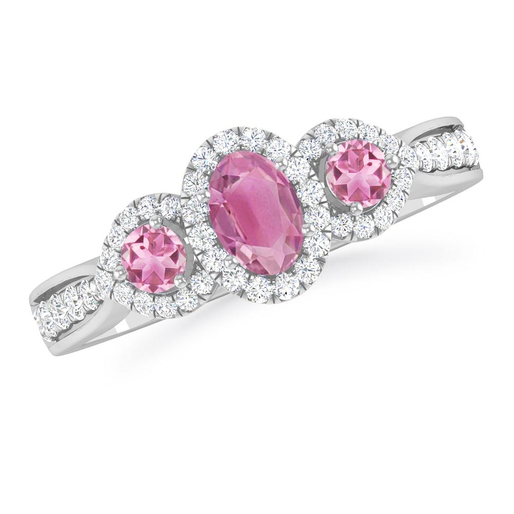 White Gold - Pink Tourmaline