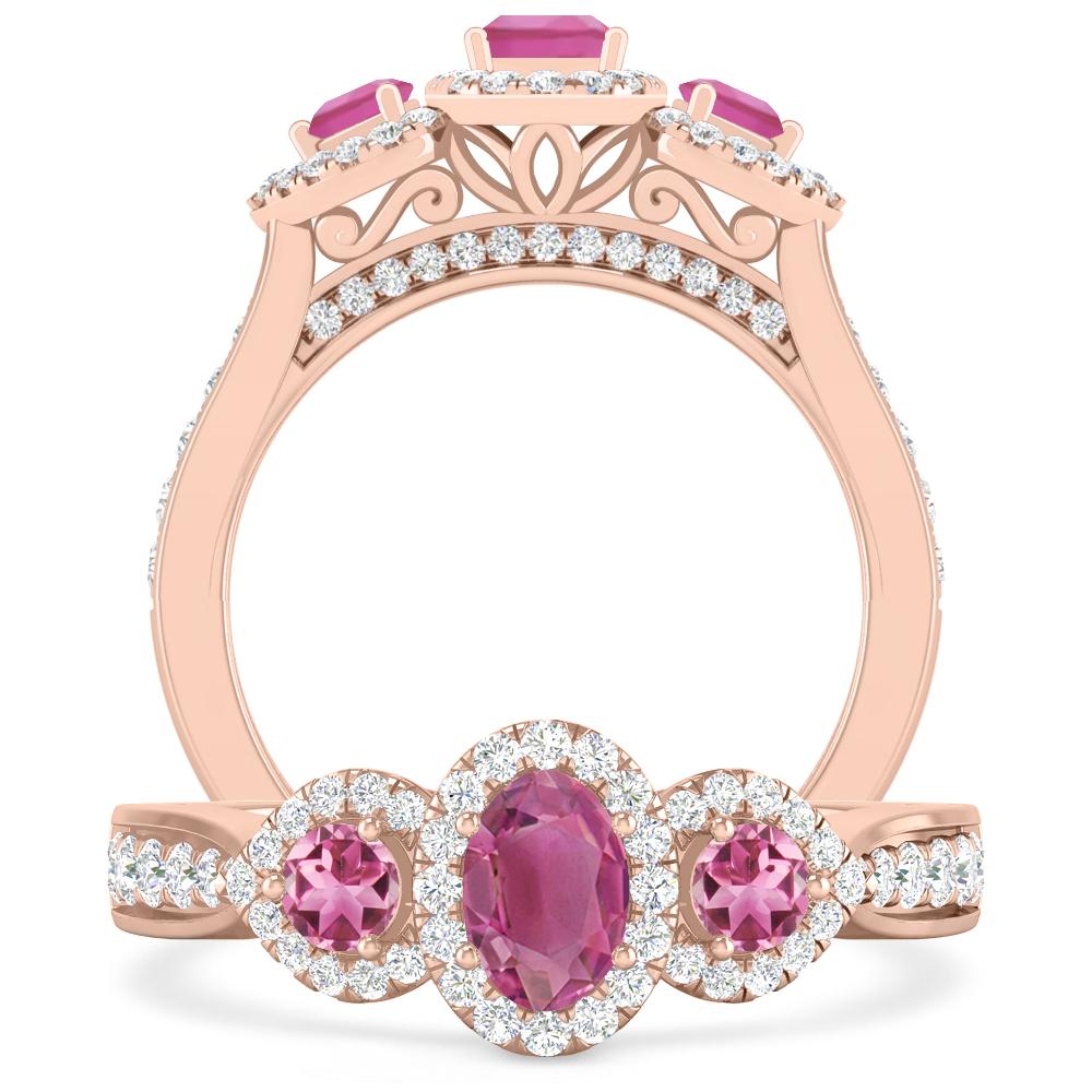 Rose Gold - Pink Tourmaline