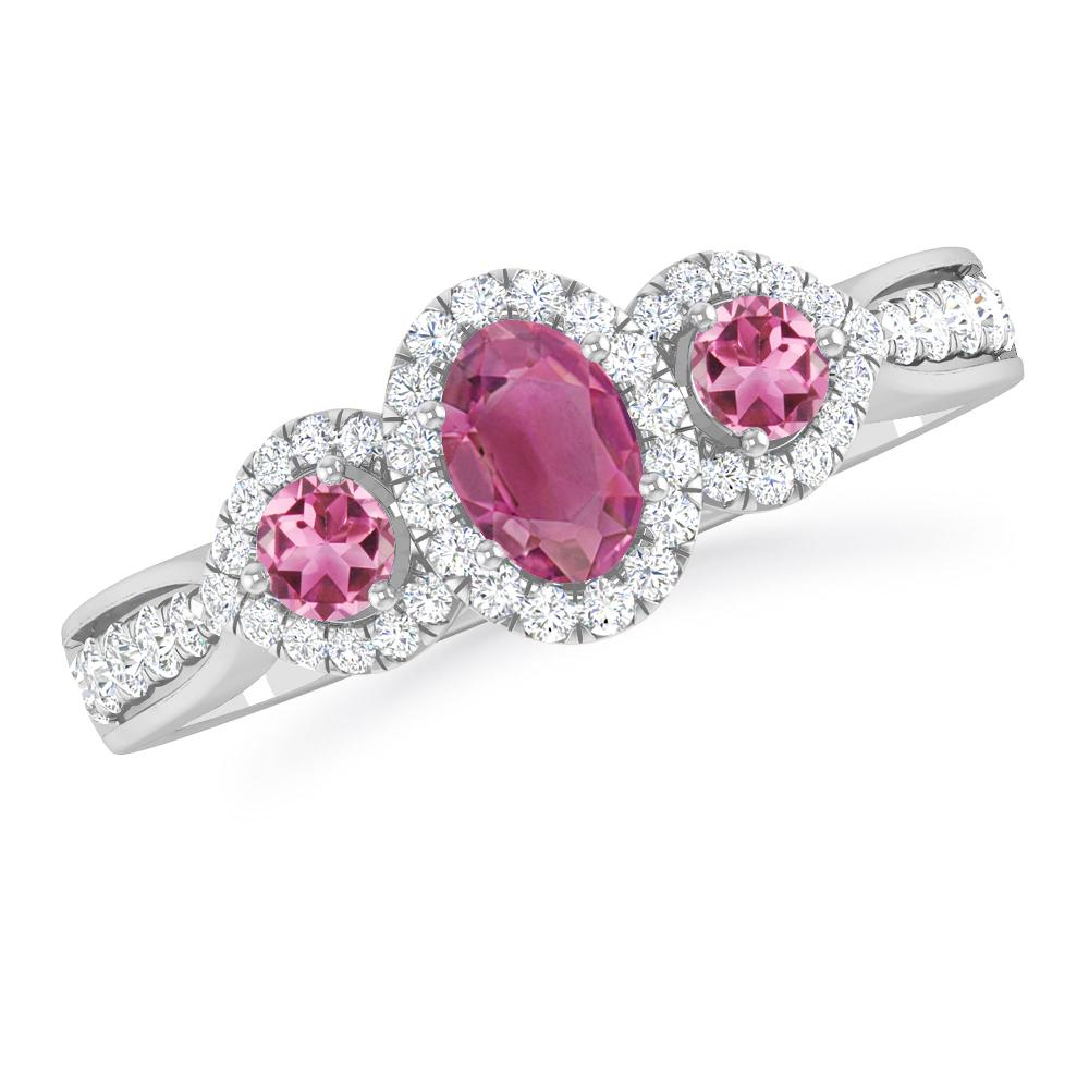 White Gold - Pink Tourmaline