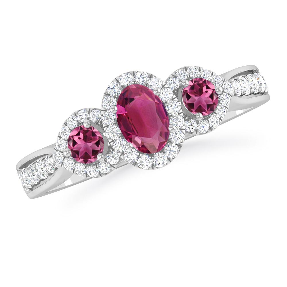 White Gold - Pink Tourmaline