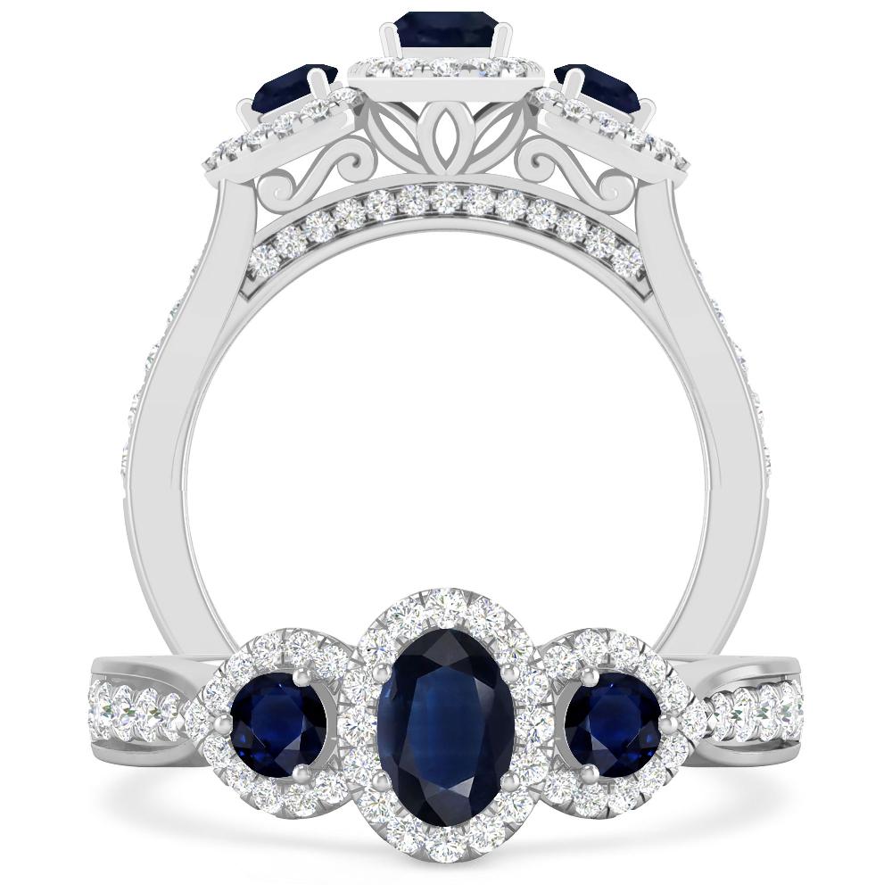 White Gold - Sapphire