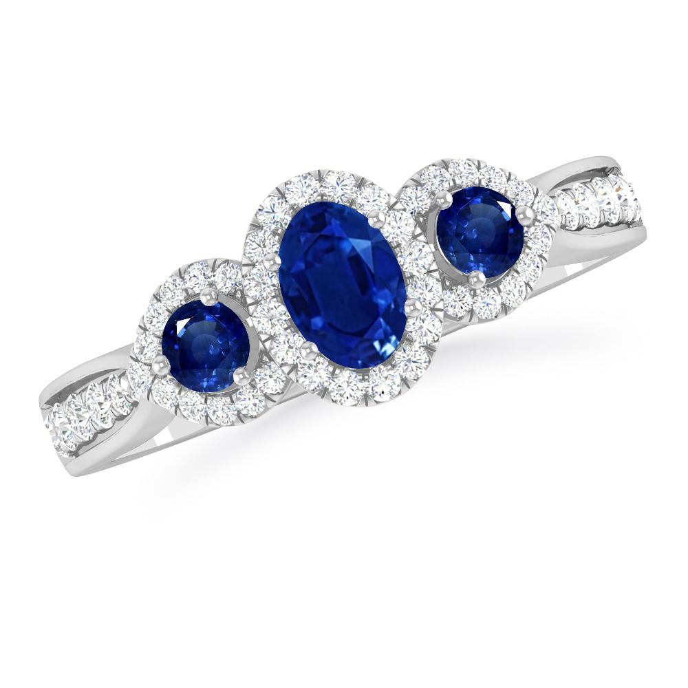 White Gold - Sapphire