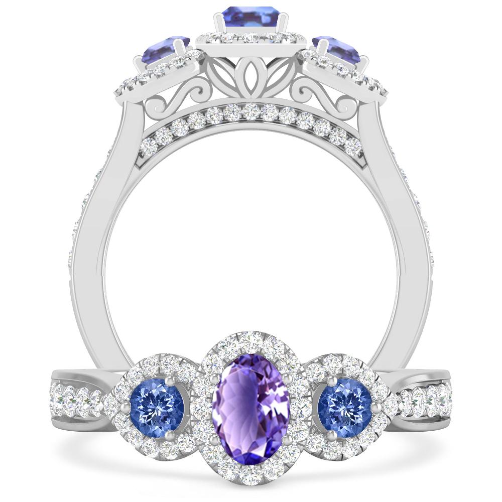 White Gold - Tanzanite