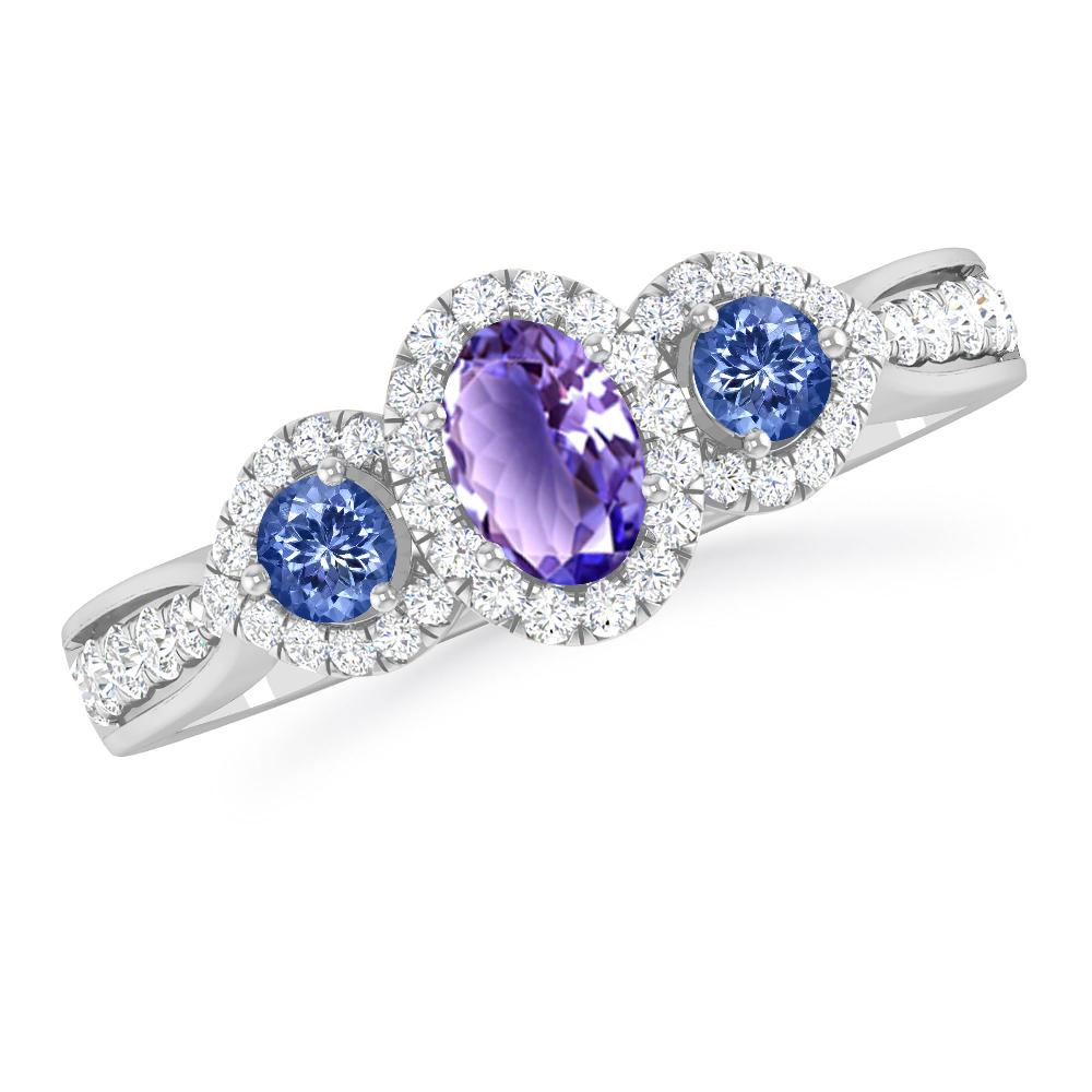 White Gold - Tanzanite