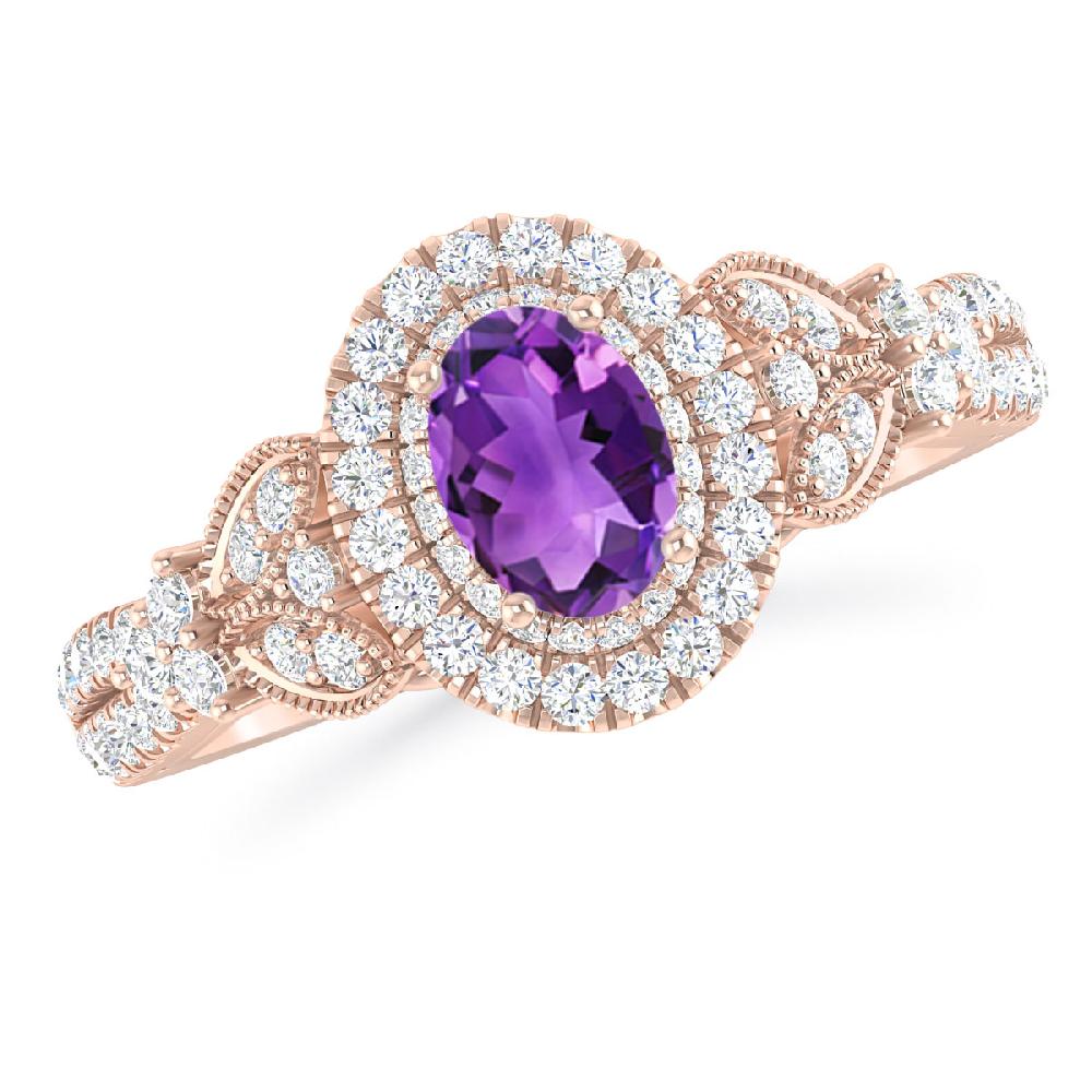 Rose Gold - Amethyst