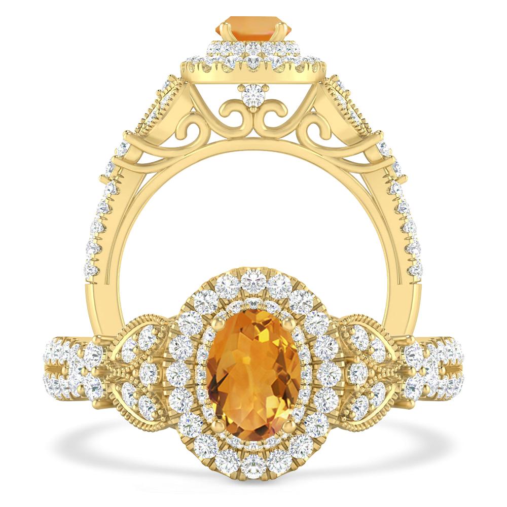 Yellow Gold - Citrine