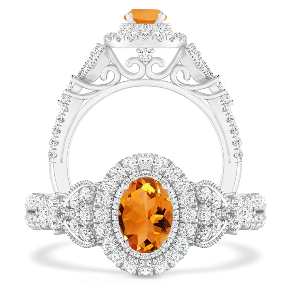 White Gold - Citrine