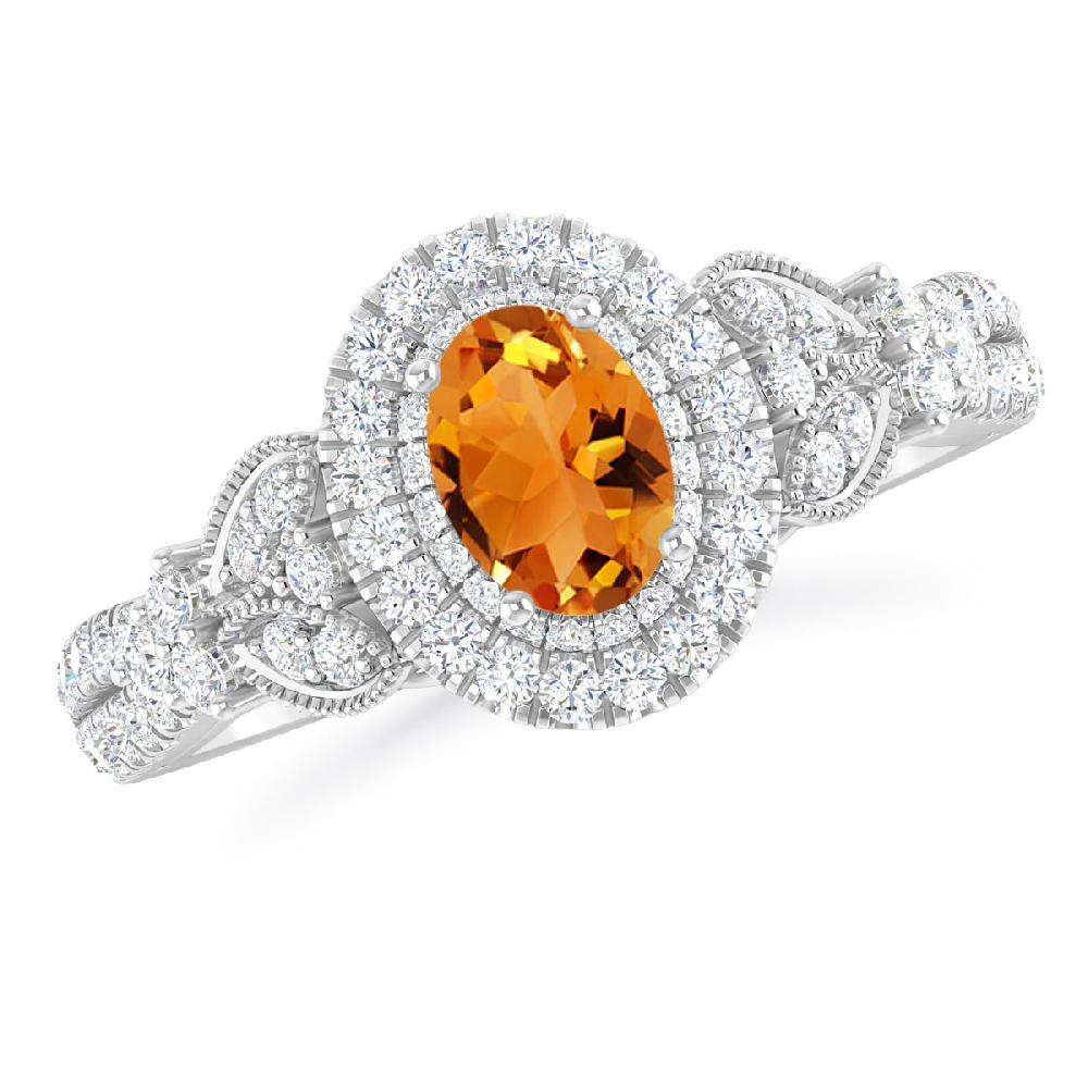 White Gold - Citrine