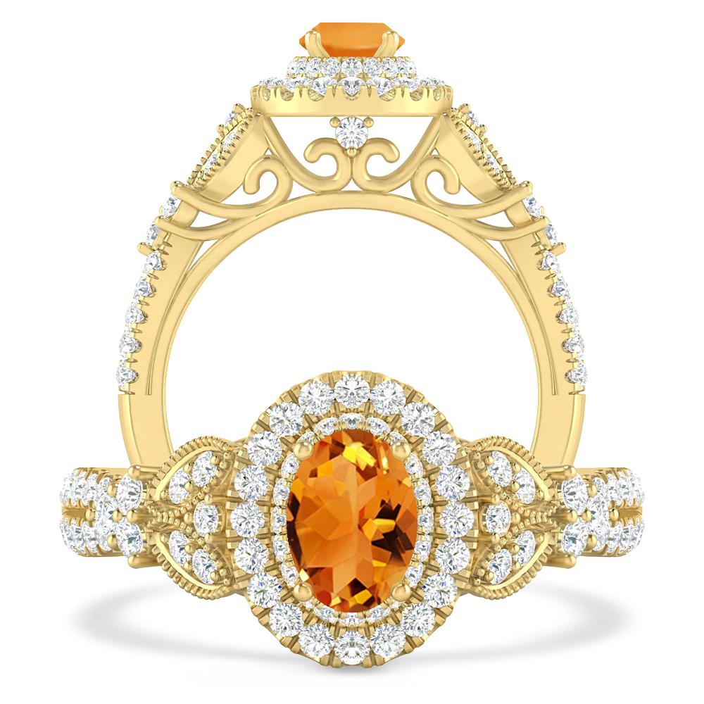 Yellow Gold - Citrine