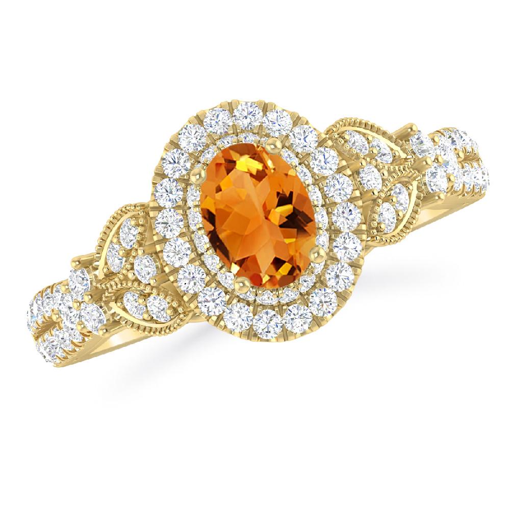 Yellow Gold - Citrine