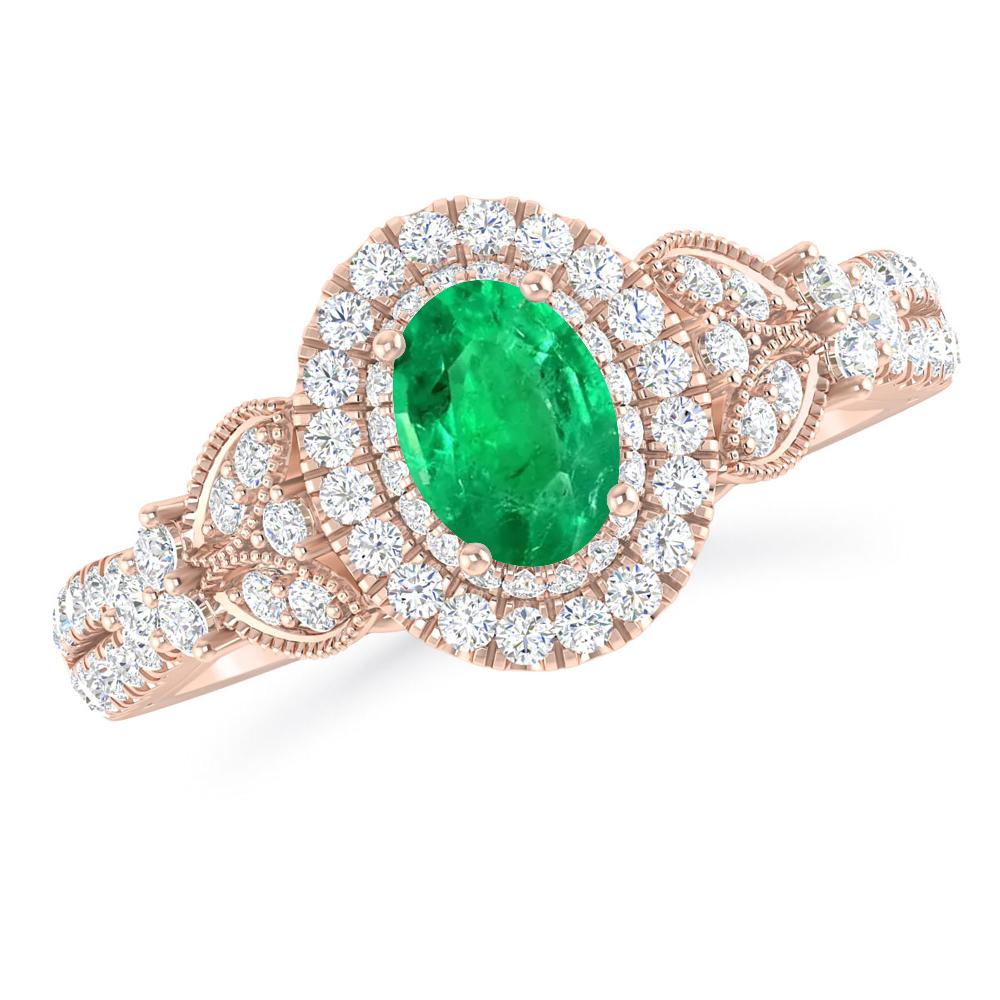 Rose Gold - Emerald