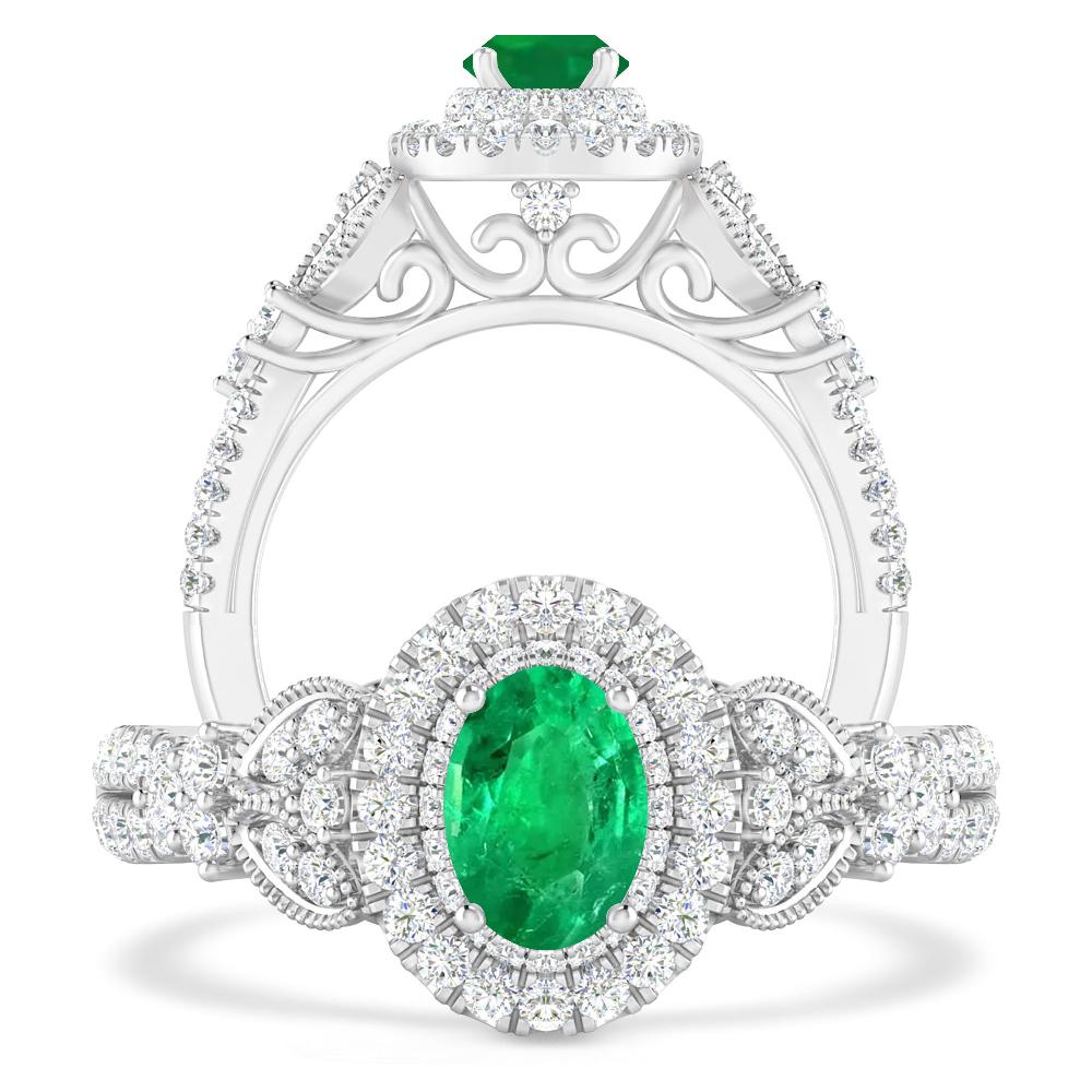 White Gold - Emerald