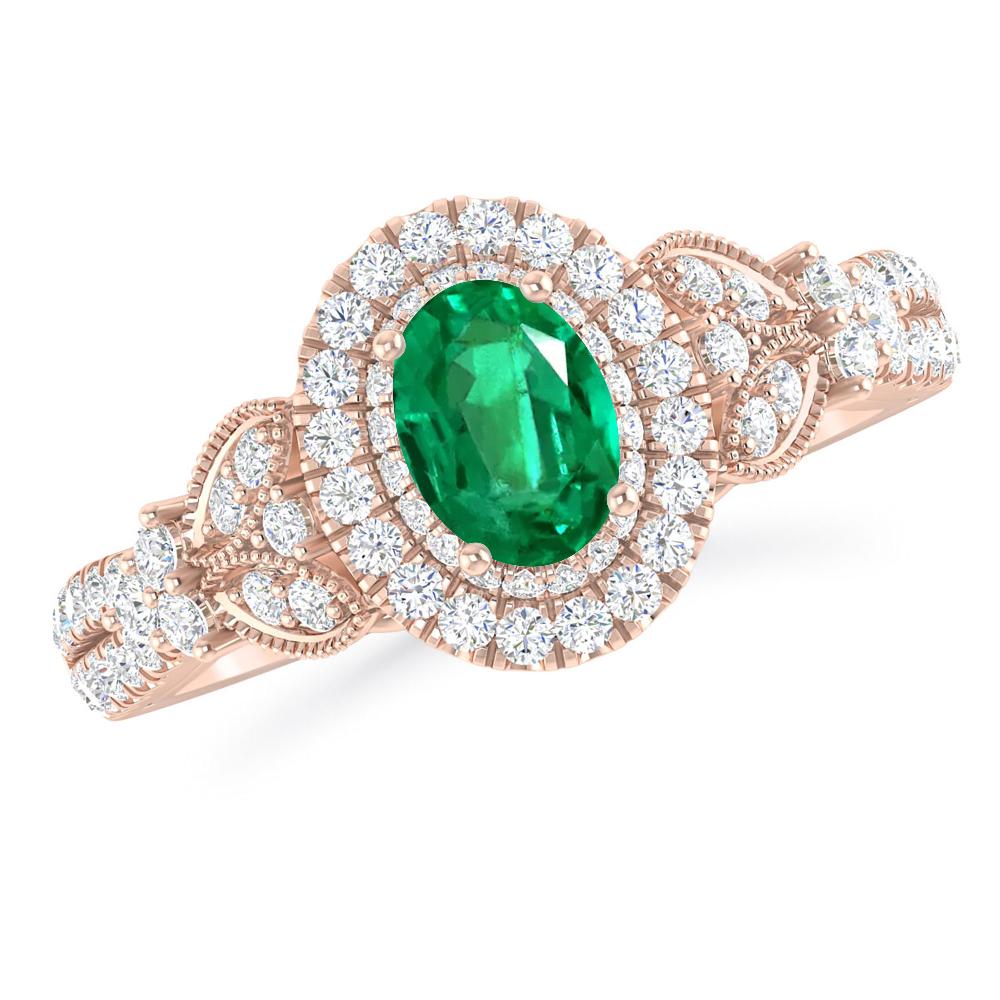Rose Gold - Emerald