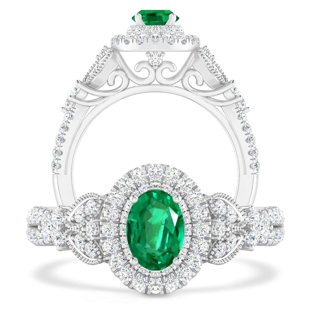 White Gold - Emerald