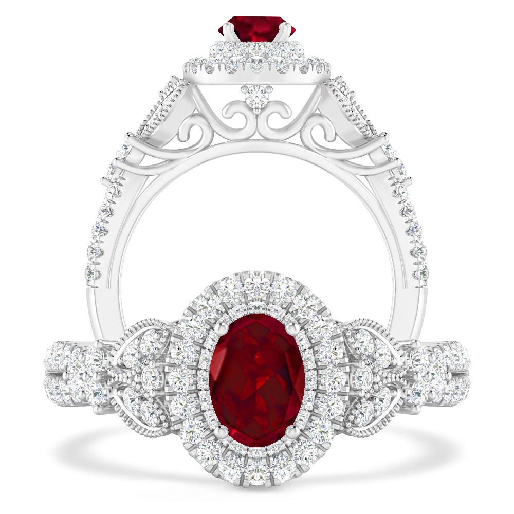 White Gold - Garnet