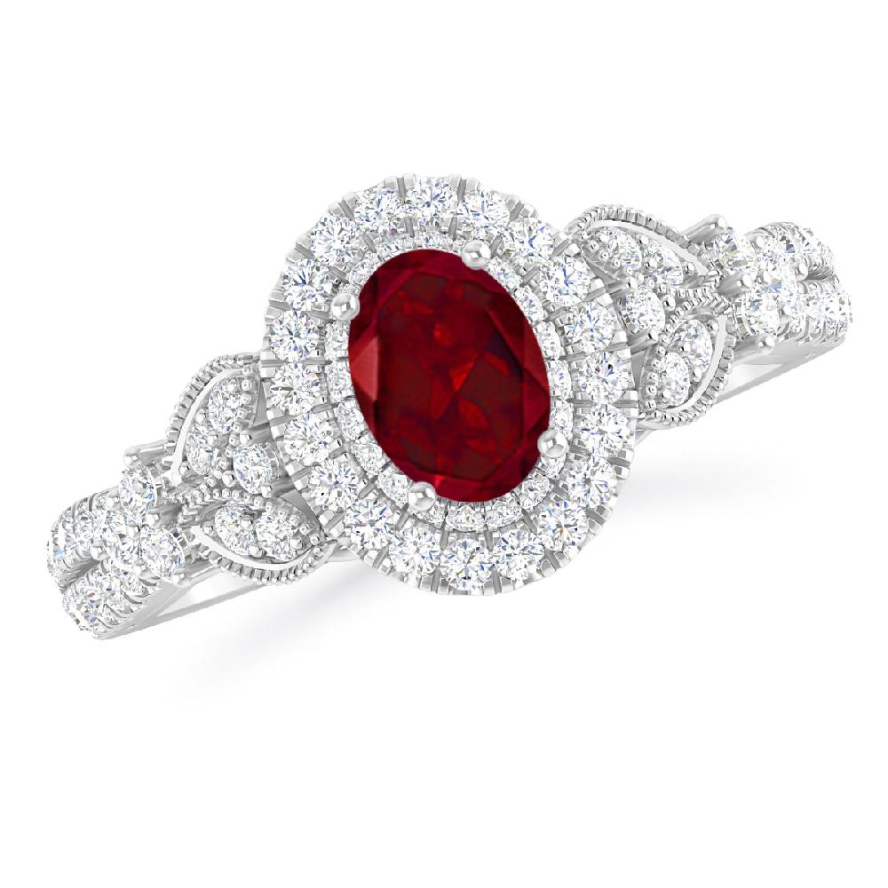 White Gold - Garnet