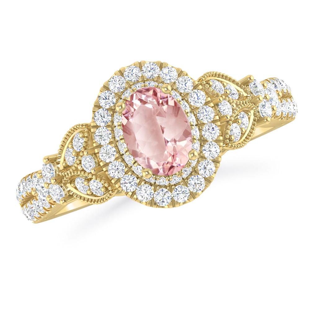 Yellow Gold - Morganite