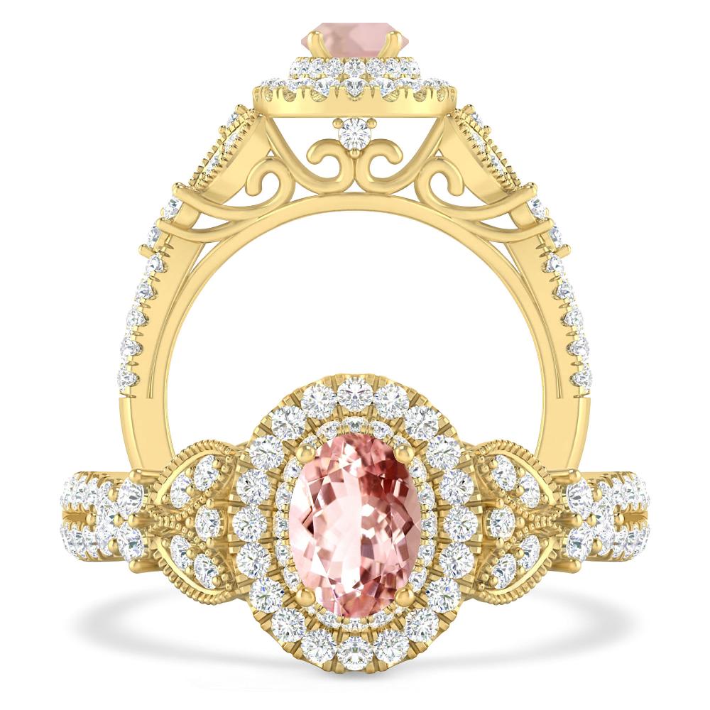 Yellow Gold - Morganite