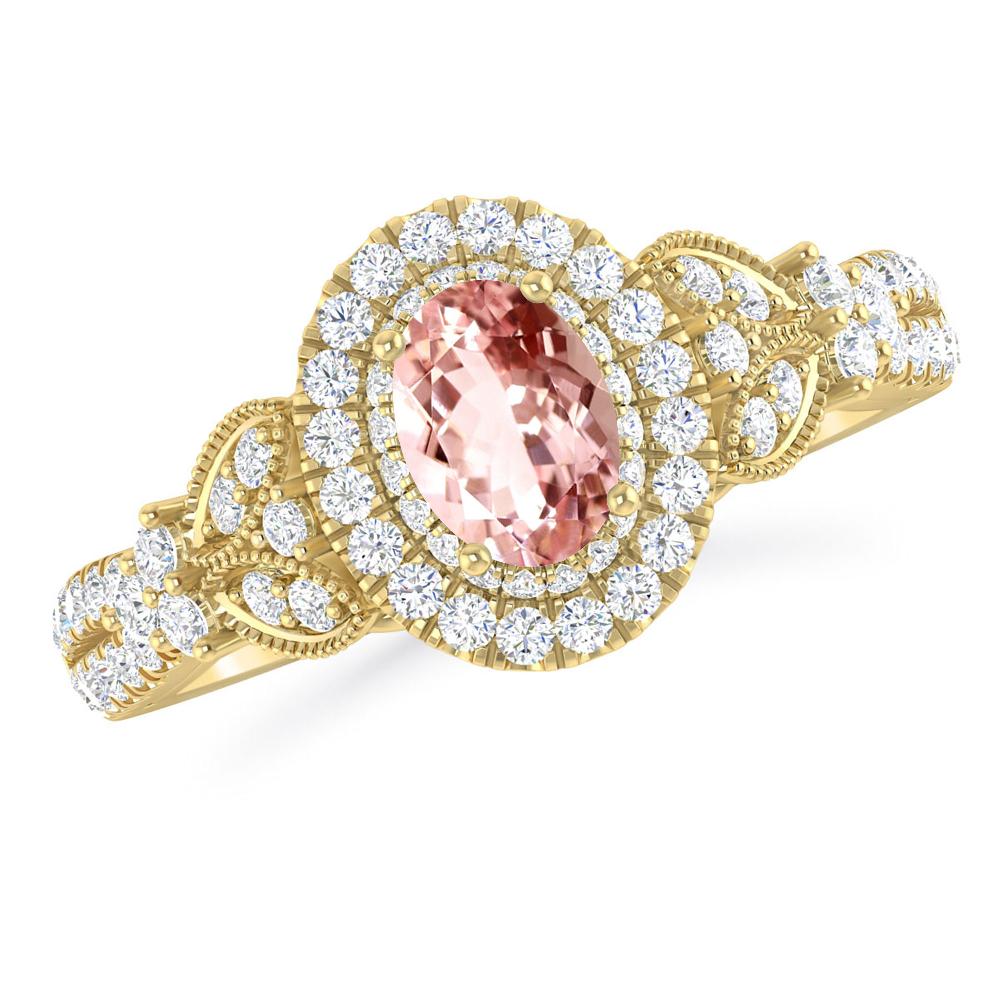 Yellow Gold - Morganite