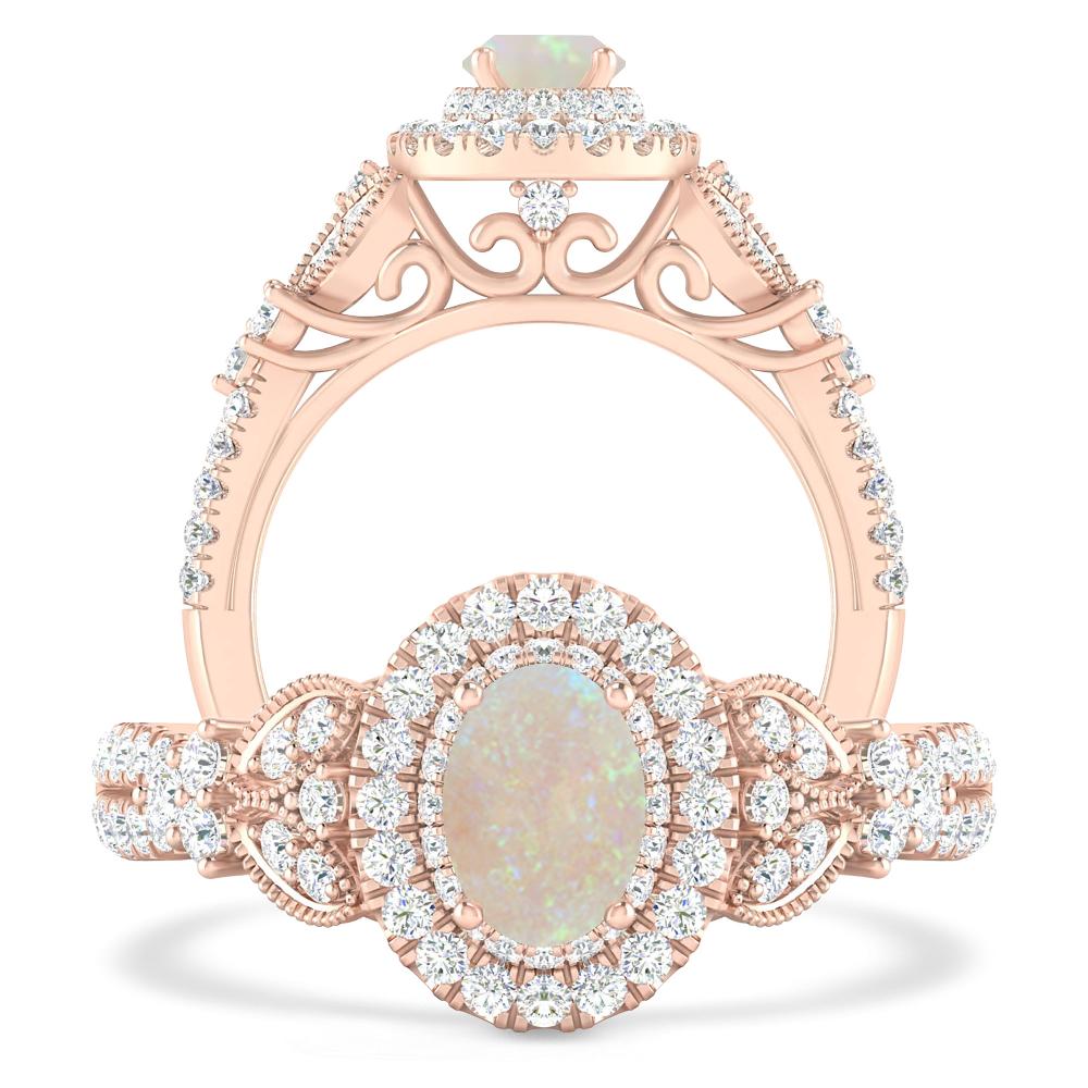 Rose Gold - Opal
