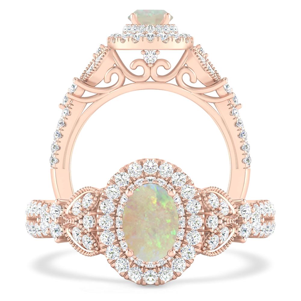 Rose Gold - Opal