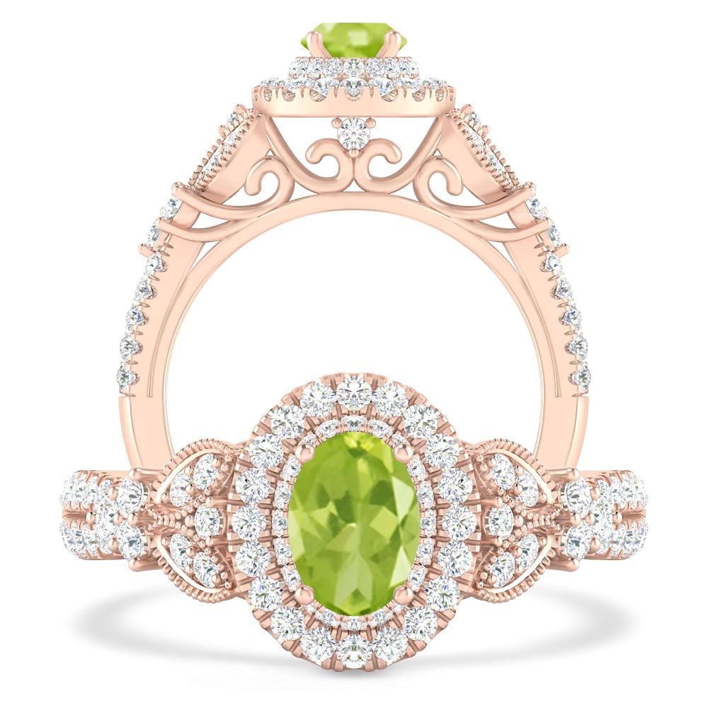 Rose Gold - Peridot