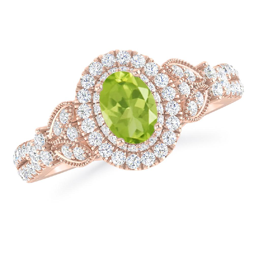 Rose Gold - Peridot