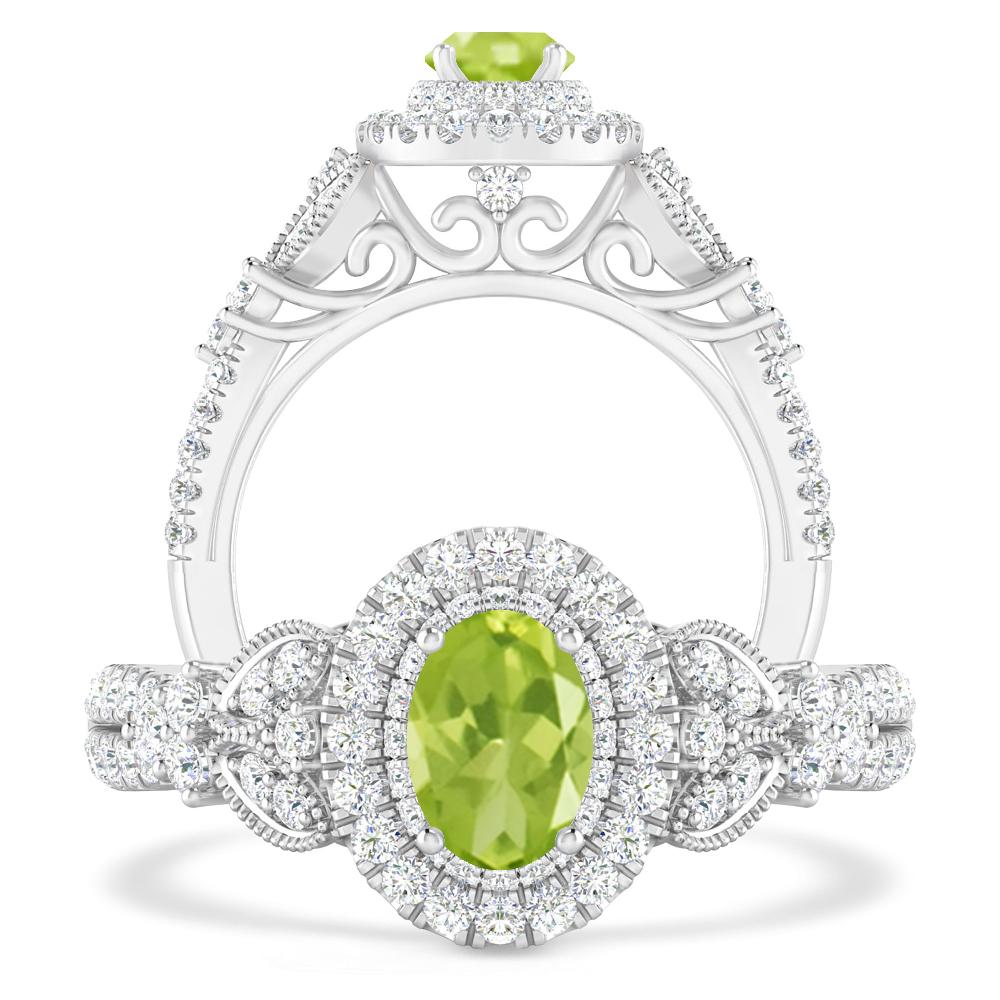 White Gold - Peridot