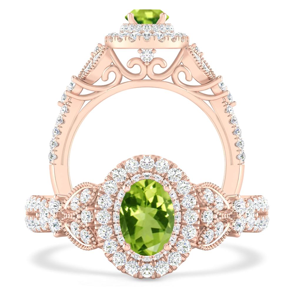 Rose Gold - Peridot