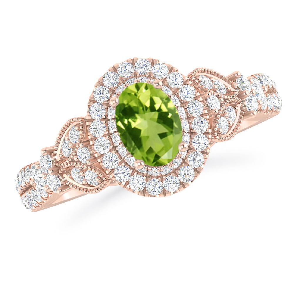 Rose Gold - Peridot