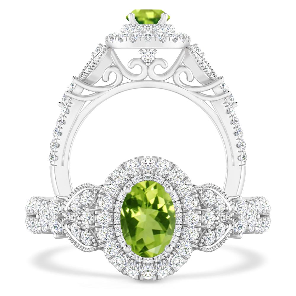 White Gold - Peridot